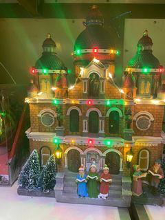 Lemax Inspired Musical Christmas Village Houses