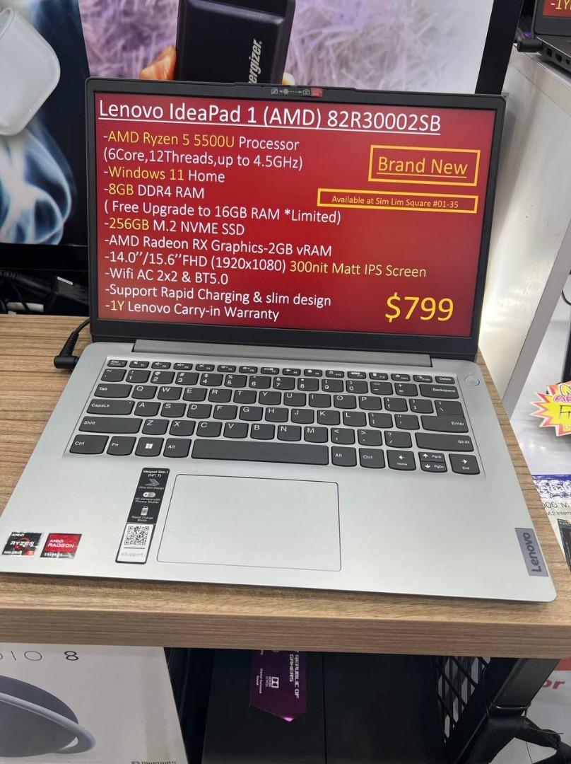 Lenovo ideapad slim 1, Computers & Tech, Laptops & Notebooks on Carousell