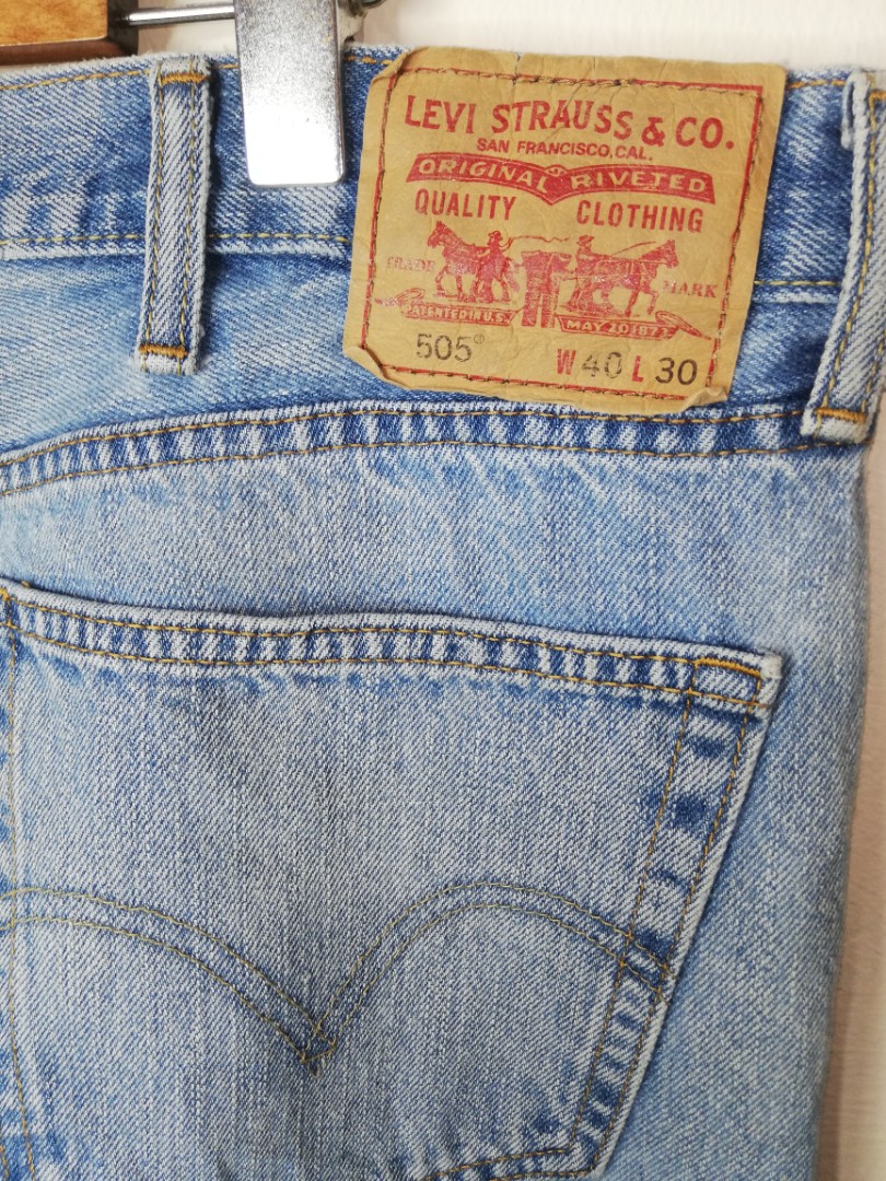 Levi's 505 STRAIGHT FIT, Men's Fashion, Bottoms, Jeans on Carousell