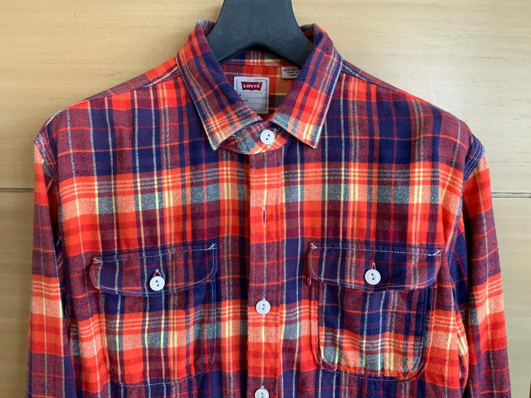 LEVIS - Flannel Plaid Long Sleeves shirt, Men's Fashion, Coats, Jackets and  Outerwear on Carousell