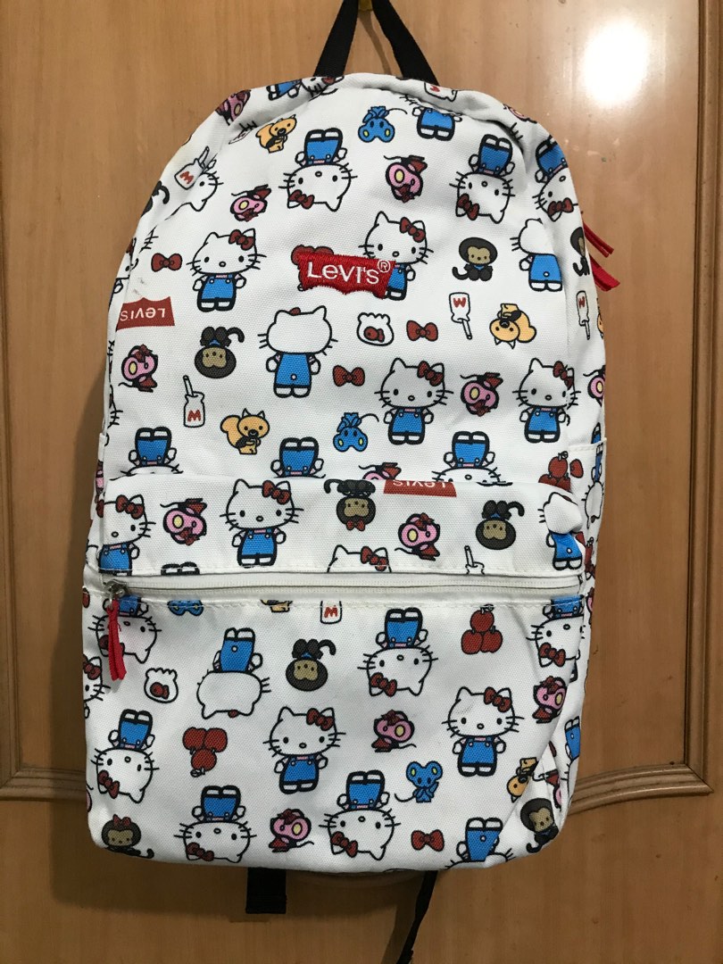 Levis x Hello Kitty backpack, Women's Fashion, Bags & Wallets, Backpacks on  Carousell