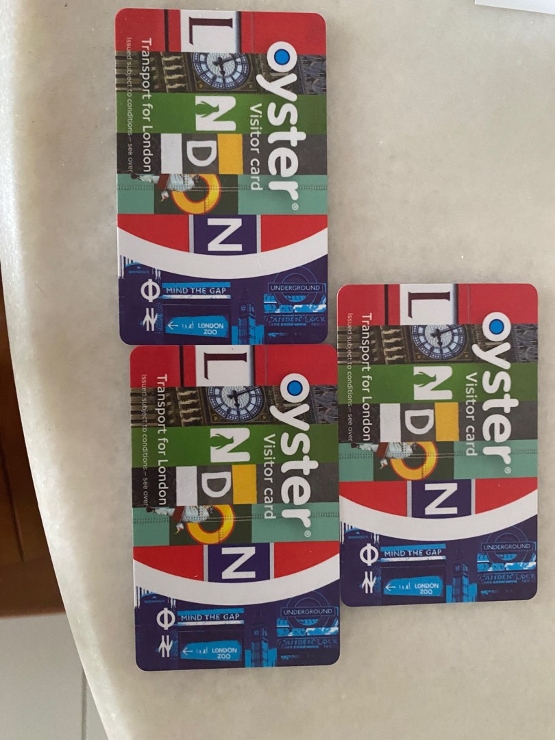 London Oysters card, Tickets & Vouchers, Store Credits on Carousell