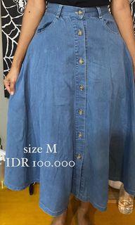 Maxi Jeans Skirt