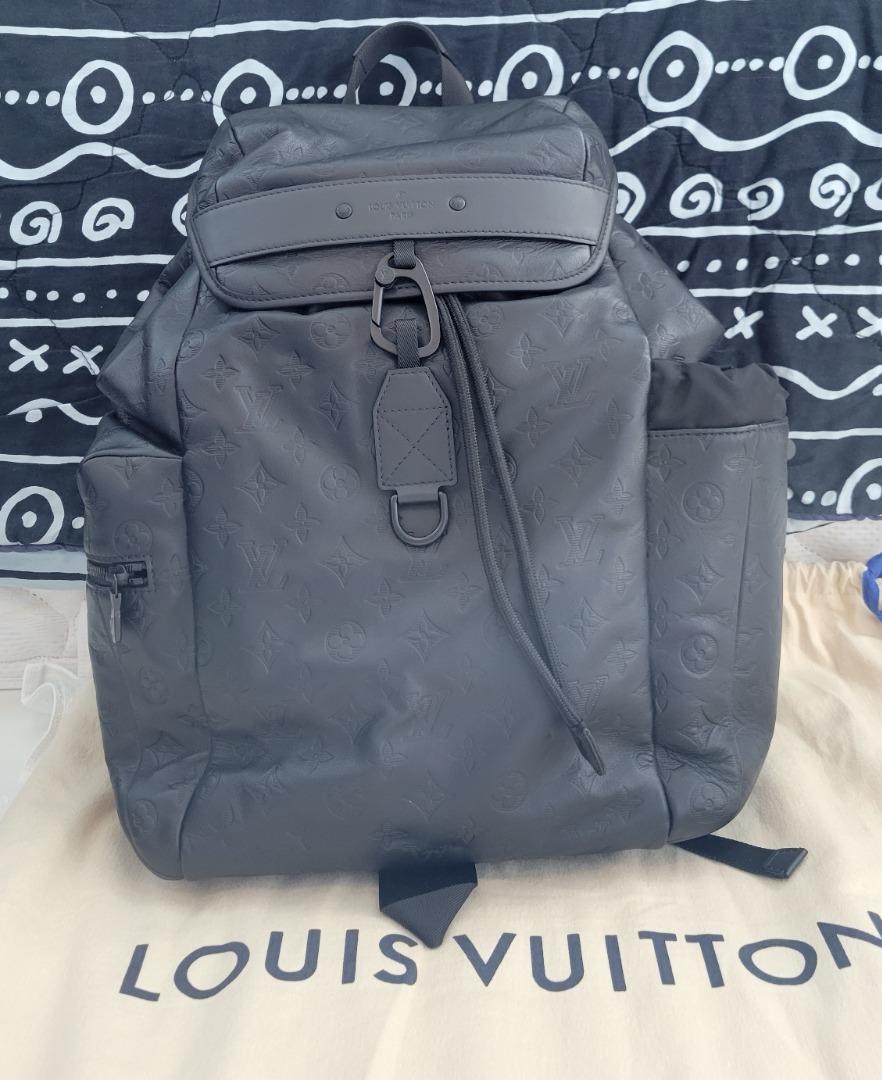 LOUIS VUITTON Calfskin Monogram Shadow Discovery Backpack