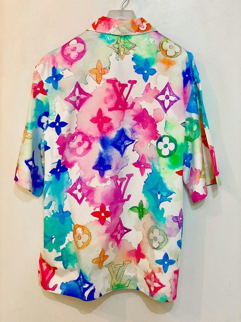 SASOM  apparel Louis Vuitton Multicolor Watercolor Shirt Check the latest  price now!