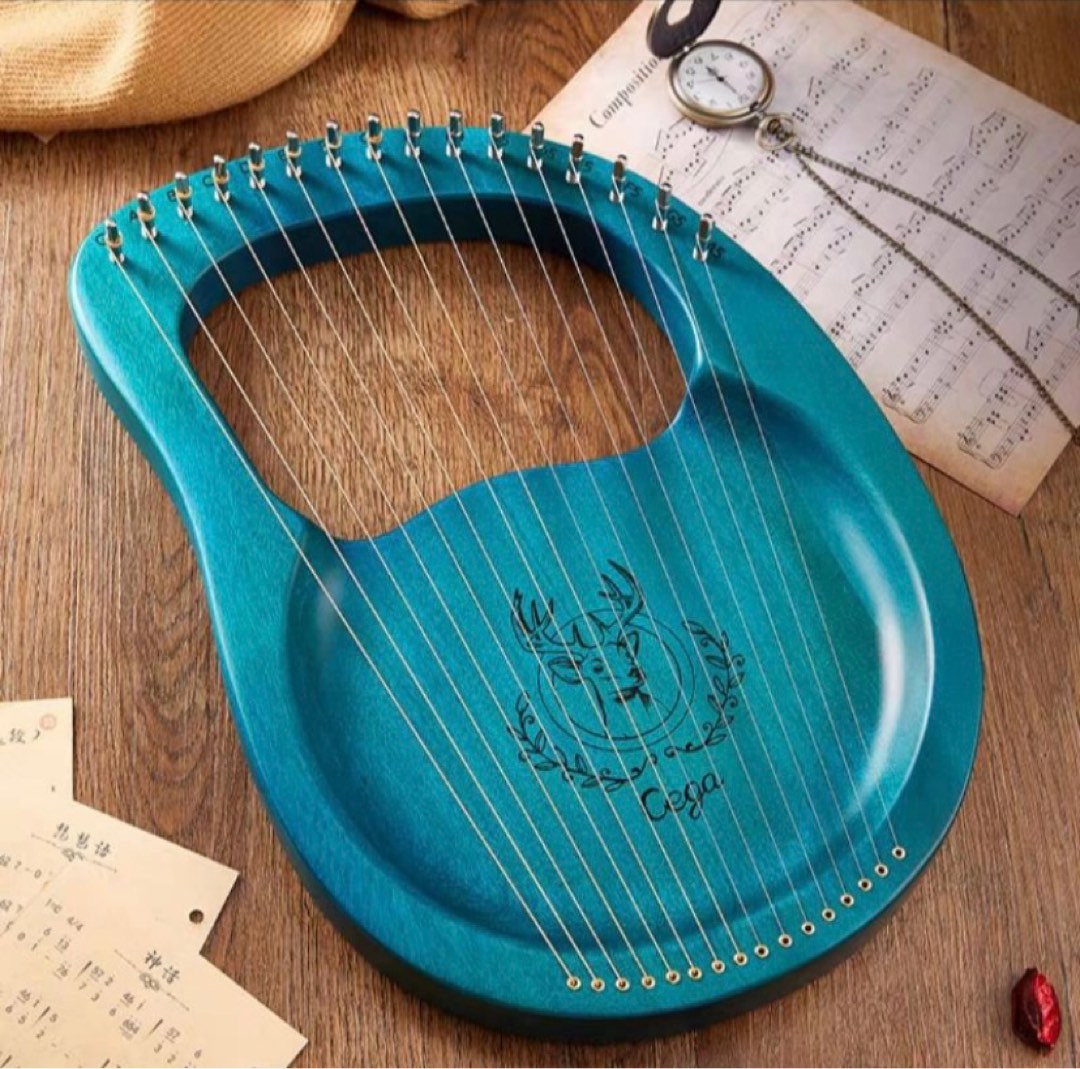Lyre Harp, Hobbies & Toys, Music & Media, Musical Instruments on Carousell