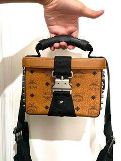 MCM Soft Trunk Crossbody Bag