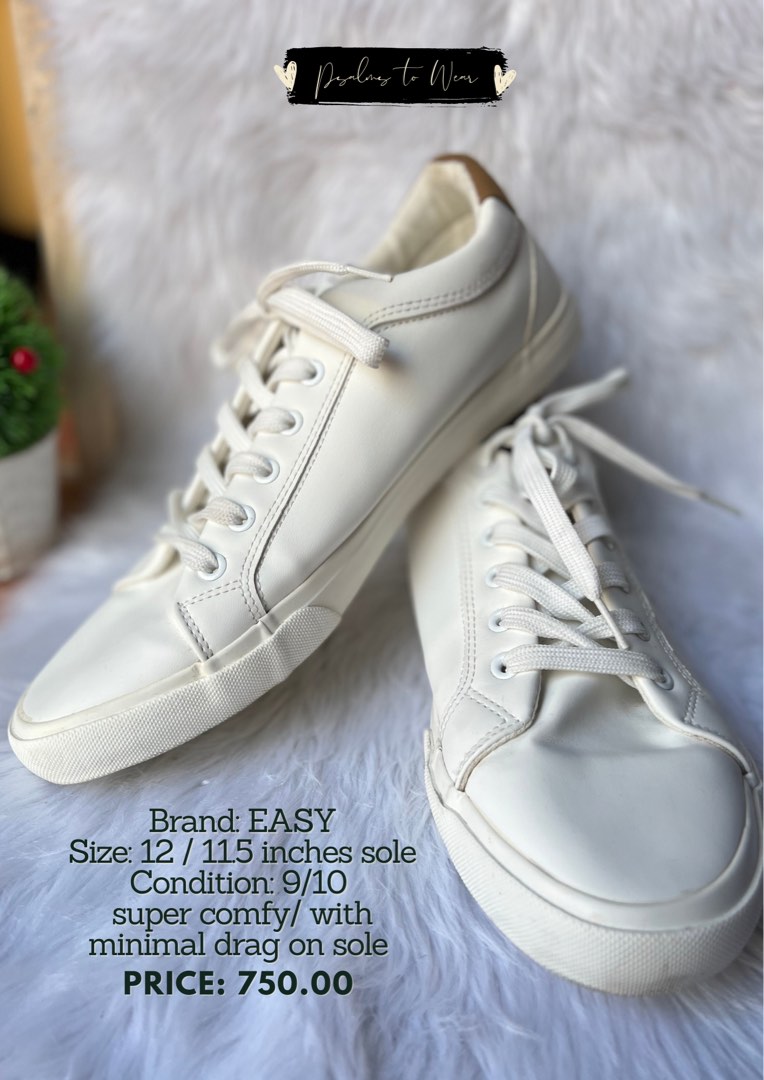plain white sneakers mens
