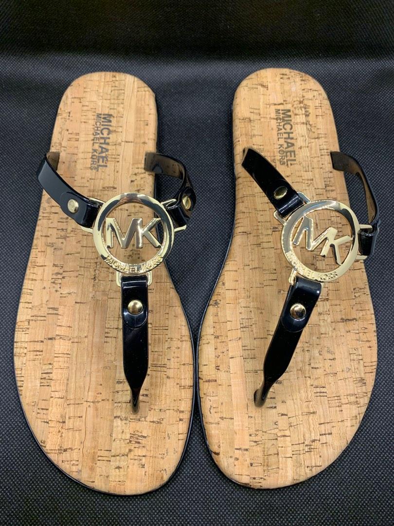 Mk charm top jelly sandals