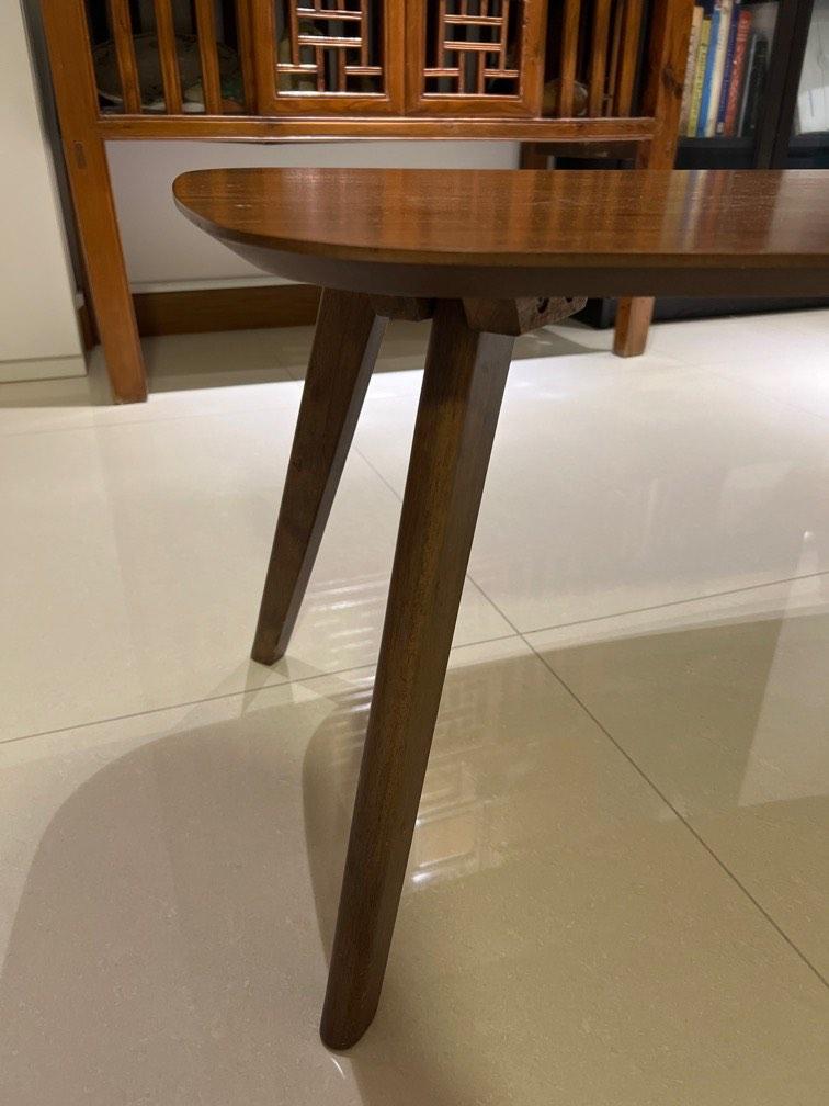 Midcentury style wood coffee table, Furniture & Home Living, Furniture