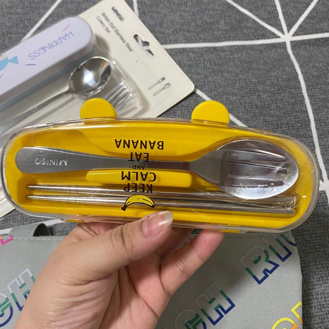 Miniso Lunch Kit (Category: Dinnerware & Cutlery) located in Malabon City. Submitted by mnlwisedeal (Listing ID 1186575979, Image 2). Description: Pm me for sure buyers.