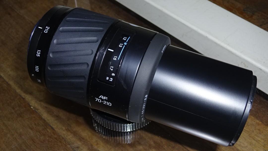 Minolta AF Zoom 70210mm f4.5(22)5.6 lens made for Minolta Film SLRs