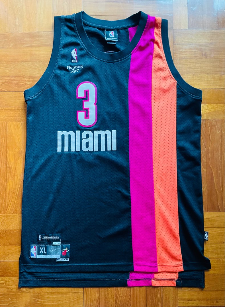 NBA Reebok Dwyane Wade #3 Miami Heat Floridians 2005-2006 Hardwood
