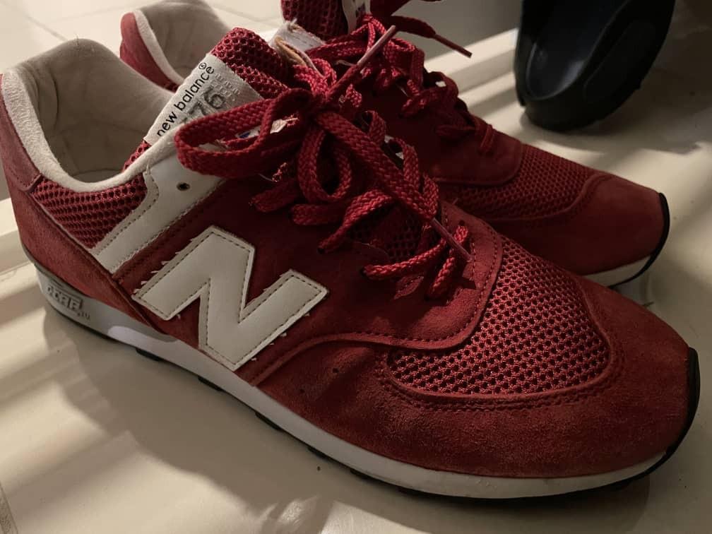 New balance shop 576 men red