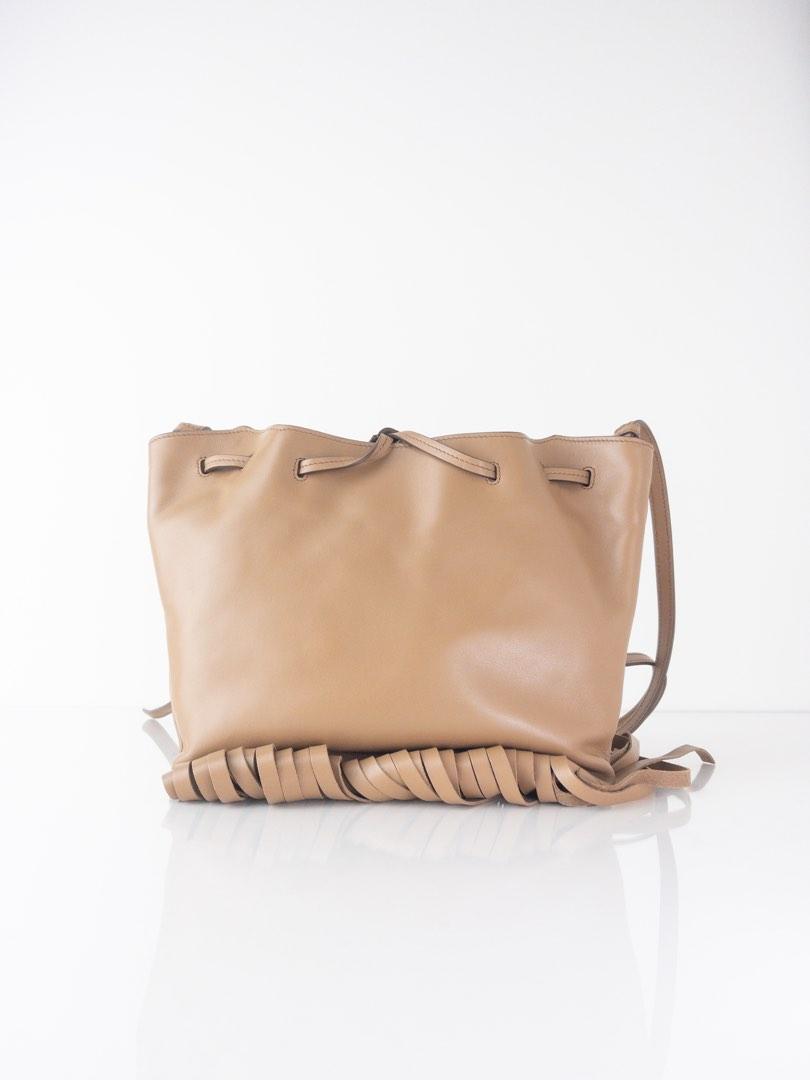 Prada store tan crossbody