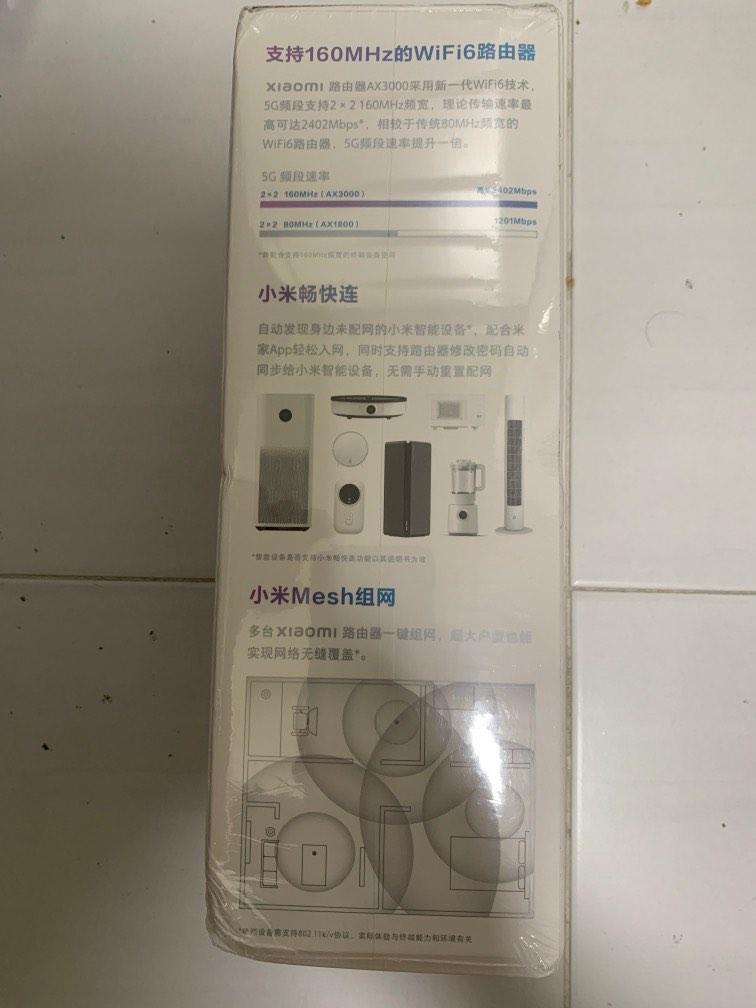 New xiaomi ax3000 mesh router StarHub SingTel m1, Computers & Tech ...