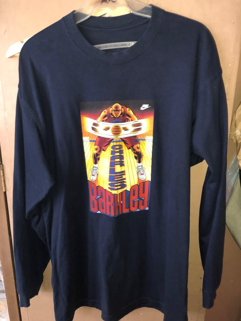 Charles barkley blue shop shirt