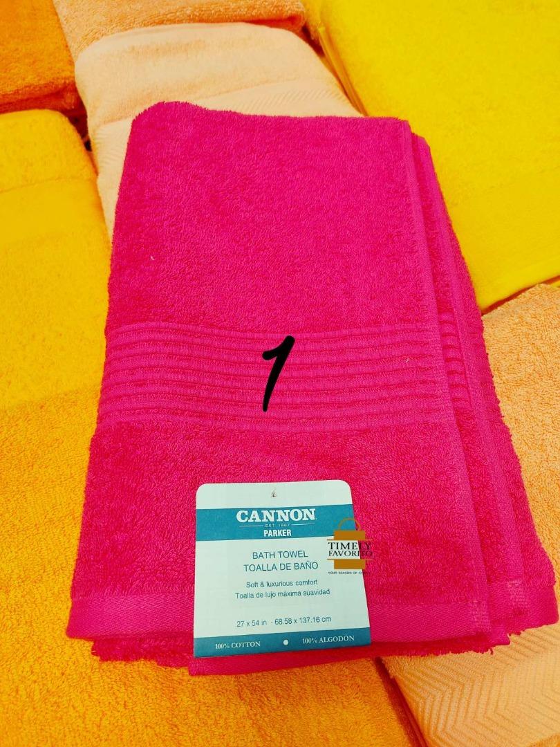 Cannon bleach friendly cotton bath 2025 towels