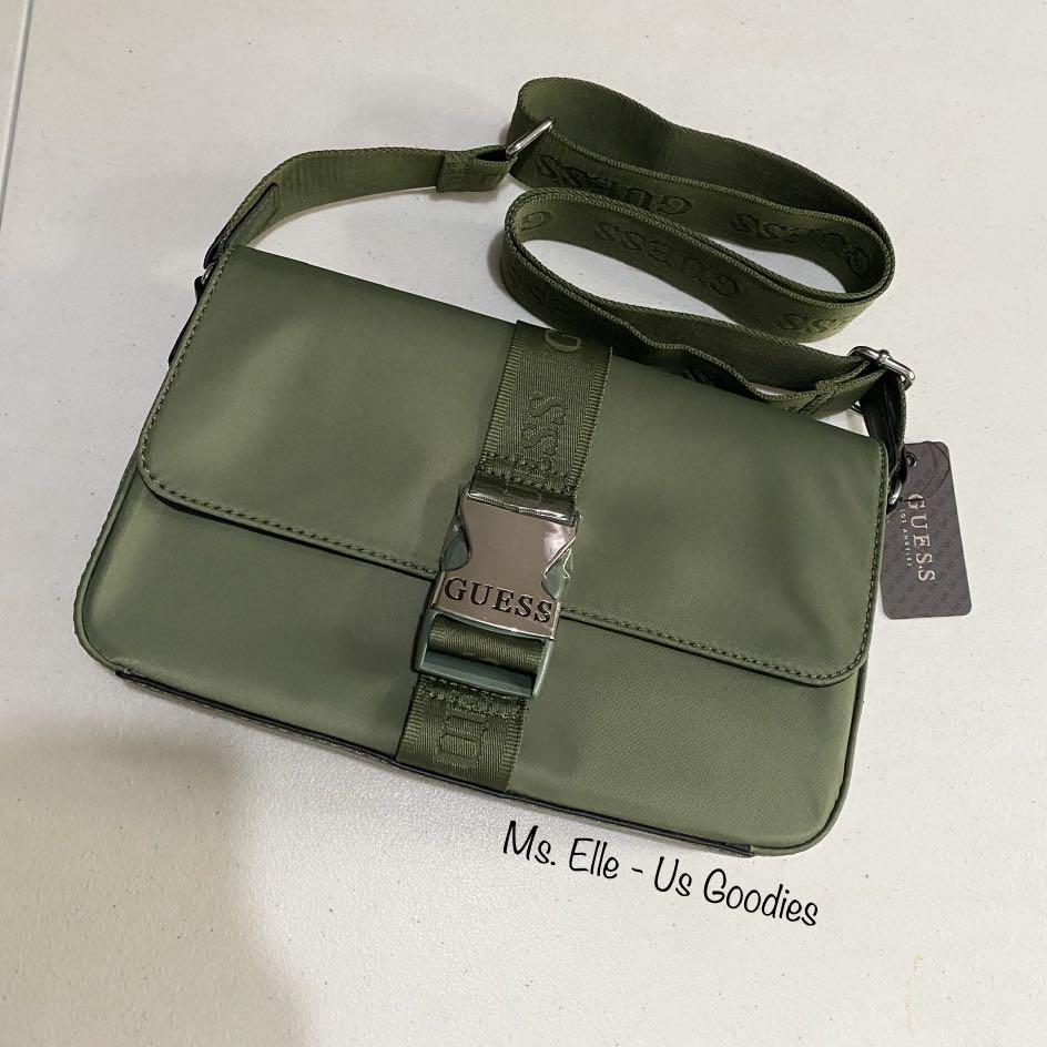 Original Guess Nylon Crossbody Sling Bag, Women's Fashion, Bags