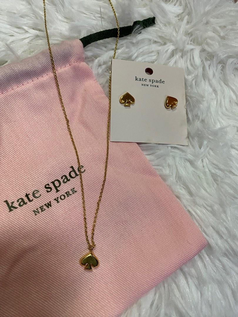 ORIGINAL‼️ Kate Spade Earrings and Jewelry Set (Gold Spades), Women's  Fashion, Jewelry & Organizers, Necklaces on Carousell