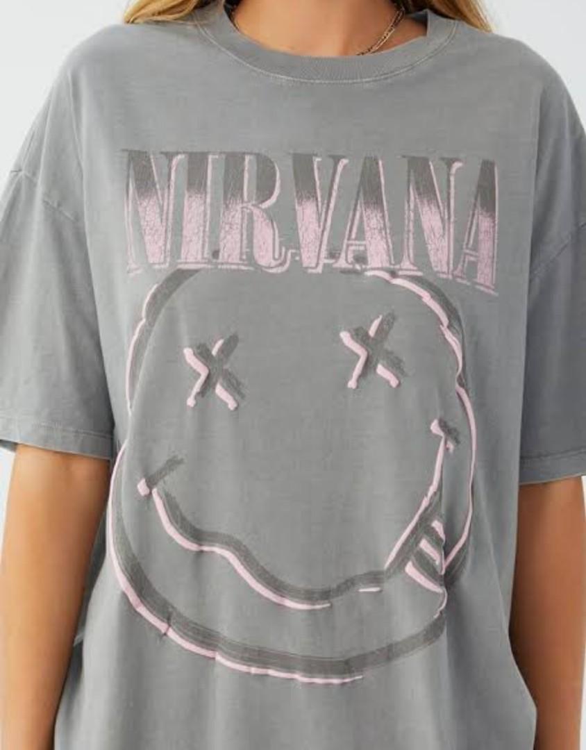 ORIGINAL NIRVANA X COTTON ON boyfriend fit Men s Fashion Tops