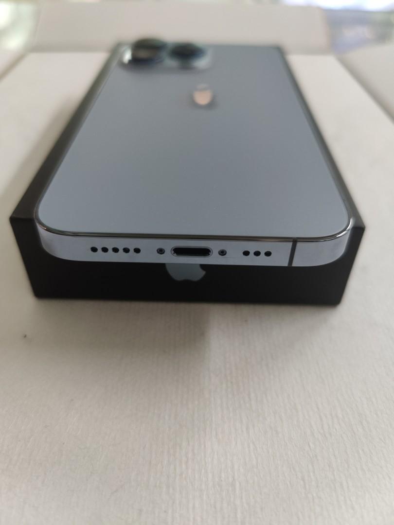 {OX} IPHONE 13 PRO 256GB BLUE 91 battery health 3008, Mobile Phones