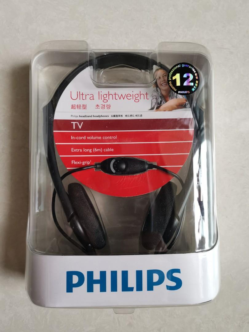 Philips ultra lightweight headphones clearance