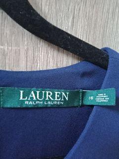 Plus Size Ralph Lauren Office Dress Navy Blue