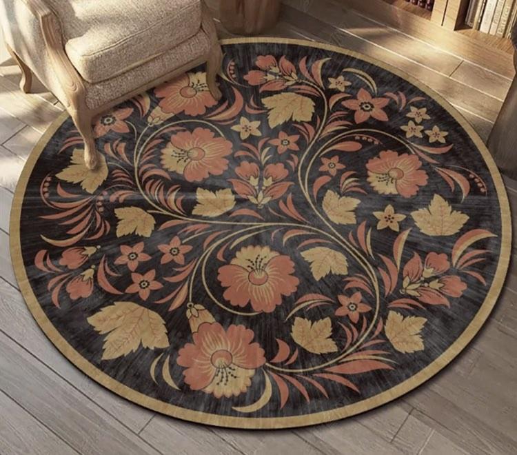 PO Large round carpet/rug, Furniture & Home Living, Home Decor, Carpets