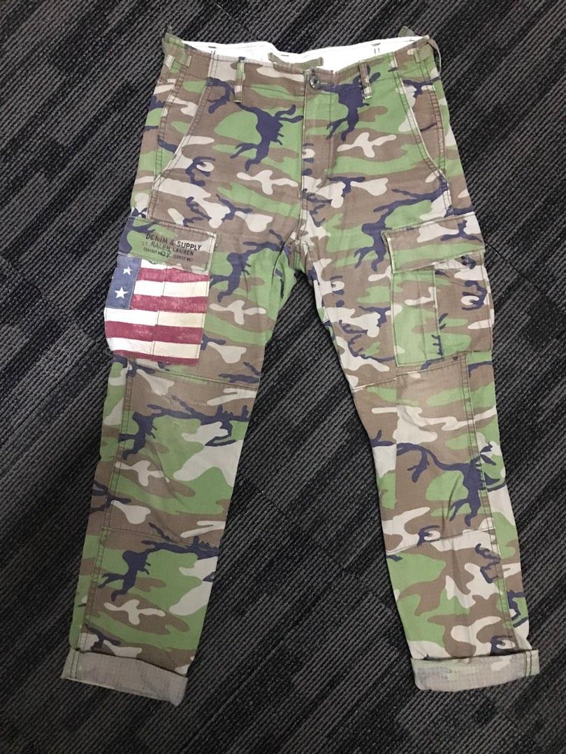 Camo cheap pants polo