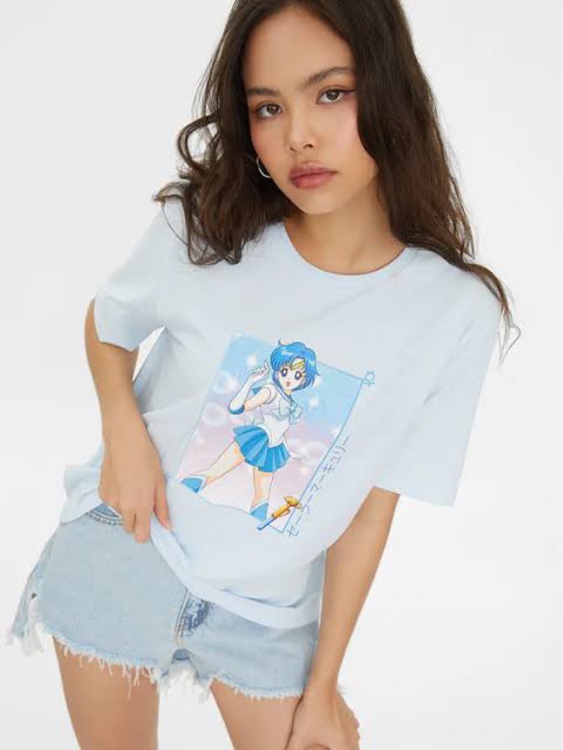 Pomelo x Sailor Moon Tshirt, Women's Fashion, Tops, Shirts on Carousell