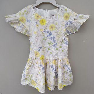 Poney Baby Flowery Dress