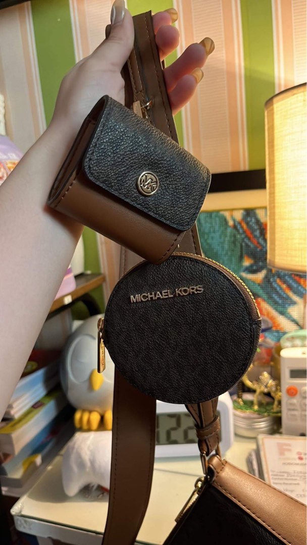 Michael Kors Jet Set Crossbody Tech Accessories Coin Pouch Ear Pod