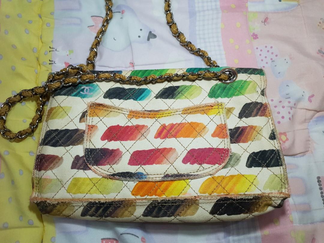 Preloved Chanel Colorama Flap Bag, Women's Fashion, Bags & Wallets,  Clutches on Carousell
