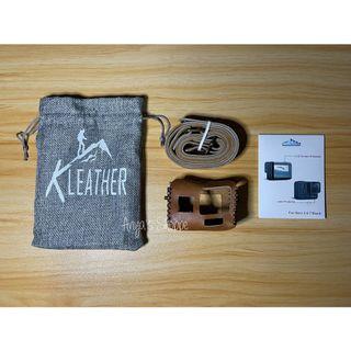 Pre-loved: K Leather Go Pro Hero 5/6 Leather Case with Adjustable Strap