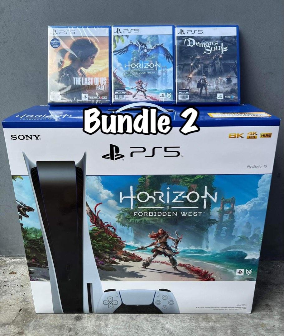 PS5 Disk Version Bundle w/ 3 Games, Video Gaming, Video Game Consoles