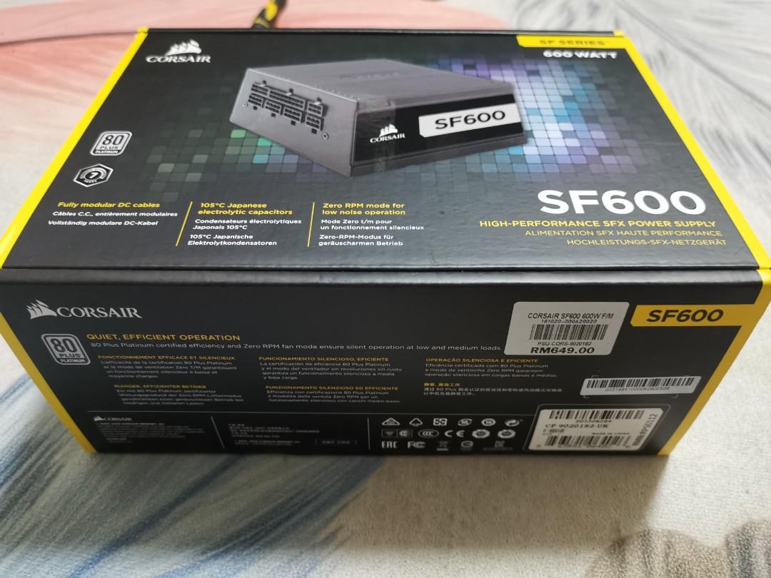 Psu Sf600 corsair itx power supply, Computers & Tech, Parts