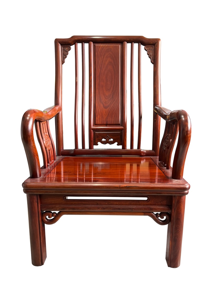 Red Ebony Wood Table/Chair sets (total 7pcs) 红檀木家具桌椅一套