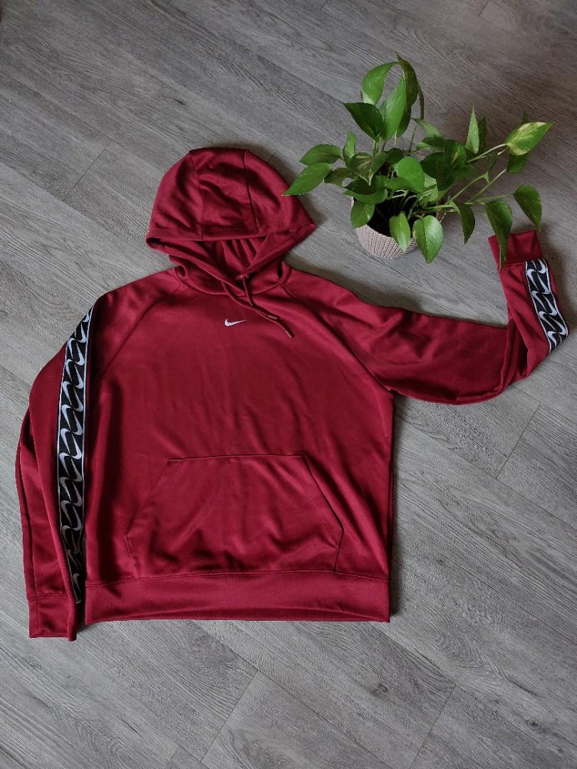 Red Nike Pullover Hoodie