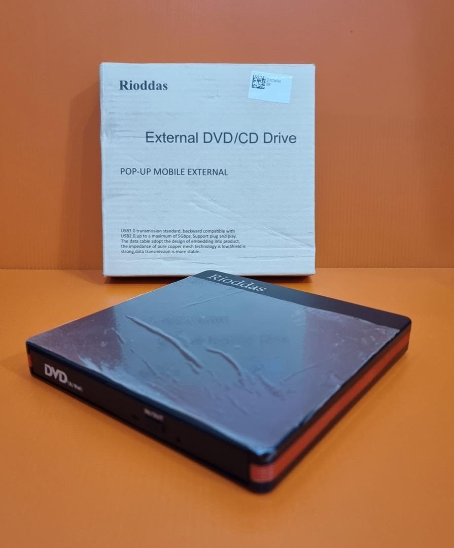 RIODDAS External DVD / CD Drive, USB 3.0, Computers & Tech, Parts