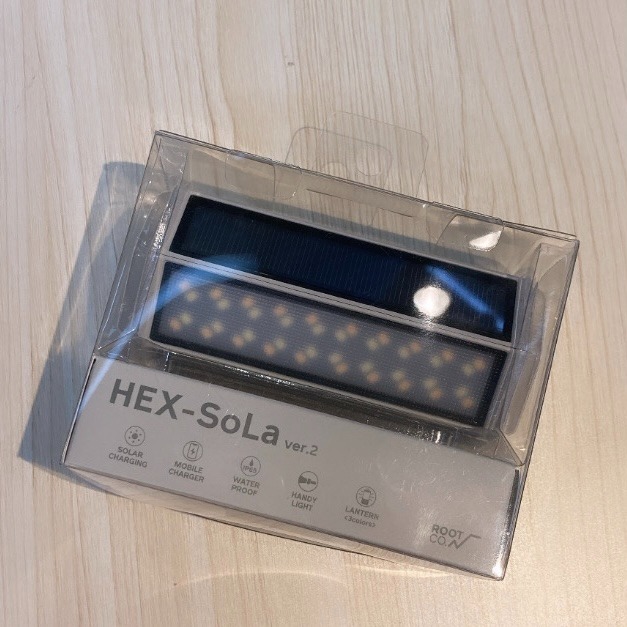 ❗️全新現貨❗️ROOT CO. HEX-SoLa 太陽能LED 露營燈Ver.2*銀色