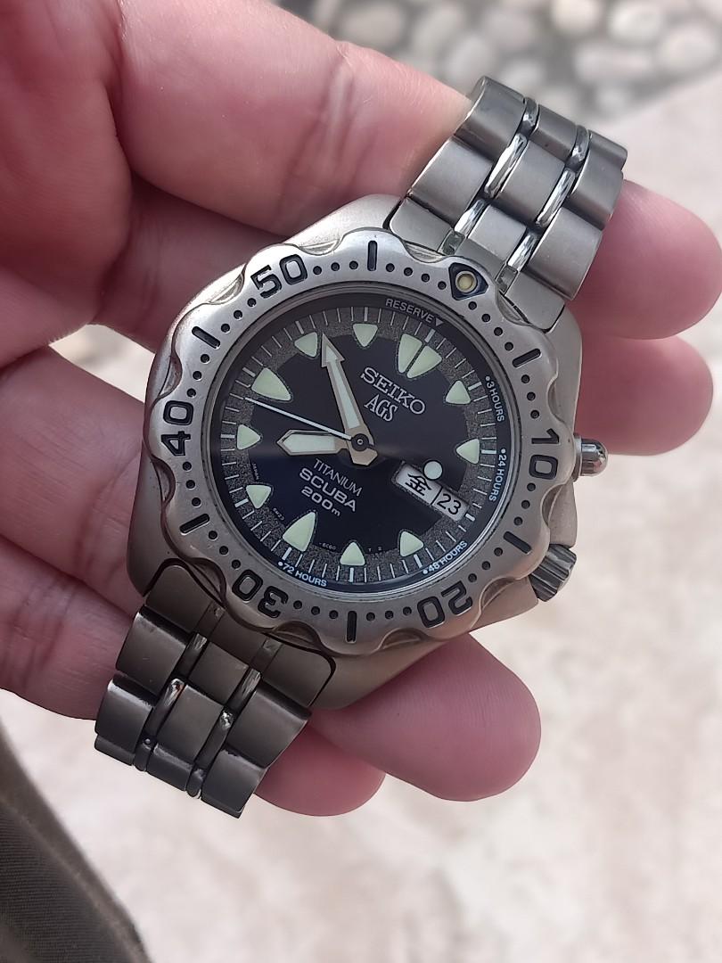 Seiko ags titanium online scuba