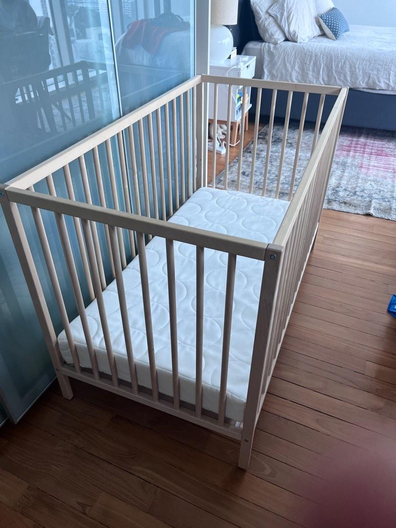 Sniglar Cot 60x120 cm & Jattertrott sprung mattress, Babies & Kids