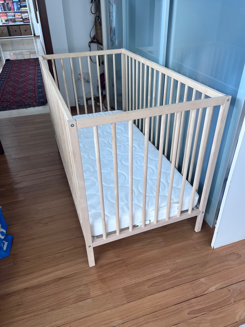 Sniglar Cot 60x120 cm & Jattertrott sprung mattress, Babies & Kids, Baby Nursery & Kids