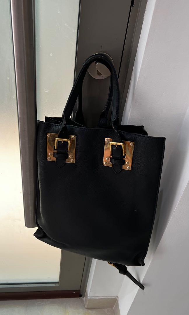 Sophie Hulme Square Albion leather tote Women s Fashion Bags Wallets Shoulder Bags on Carousell
