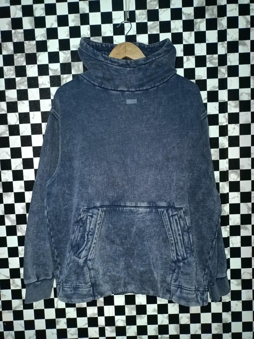 Ss19 Kith double pocket acid wash hoodie Men s Fashion Coats