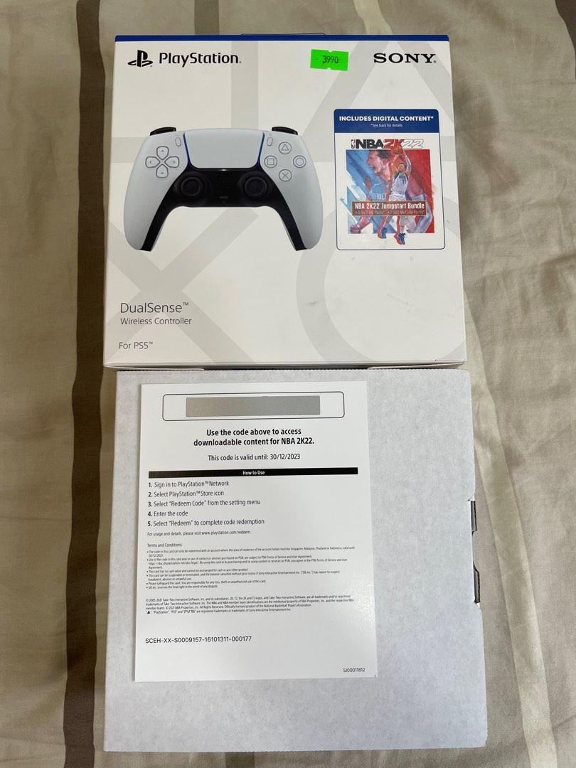 Ps5 Controller Code STEAL! PS5 DualSense Controller with UNUSED CODE (2K22), Video Gaming ...
