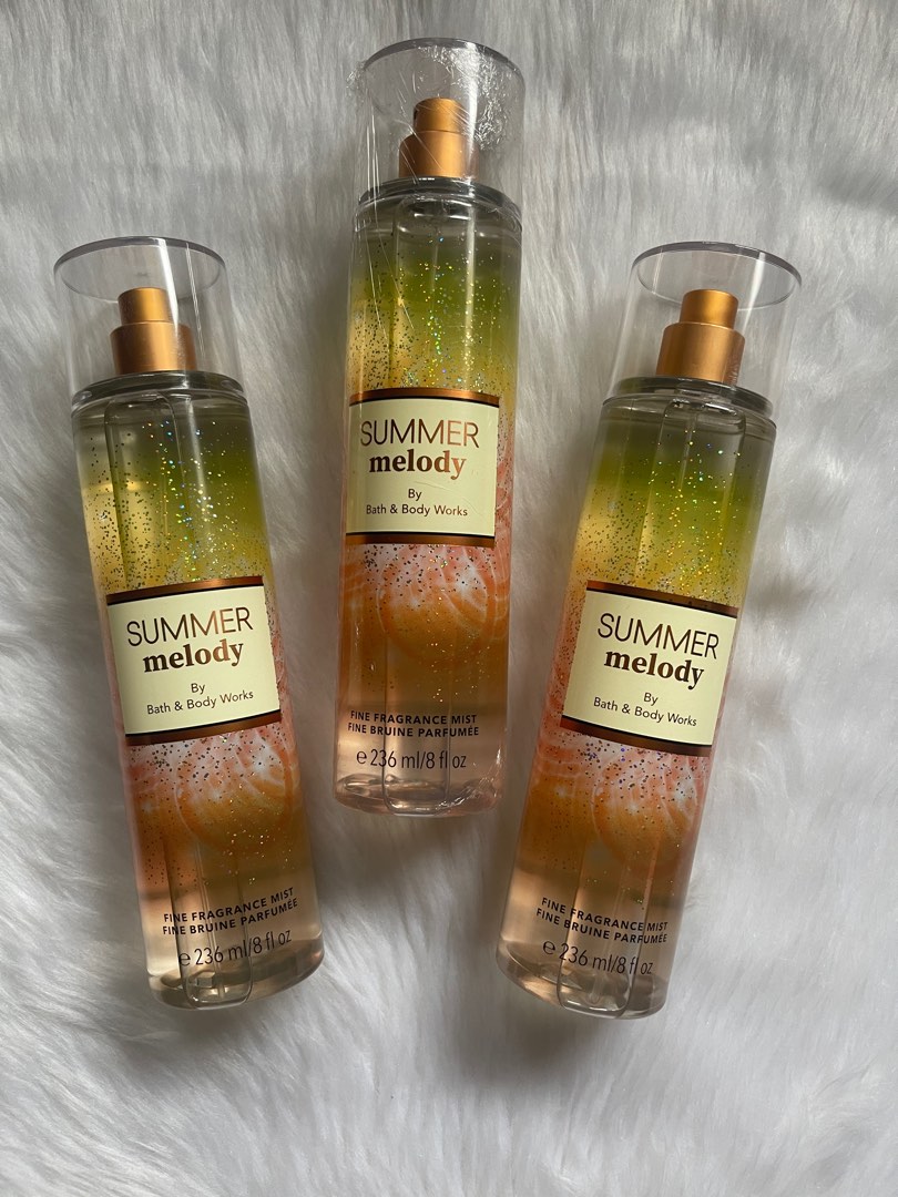 SUMMER MELODY BATH AND BODY WORKS MIST, Beauty & Personal Care