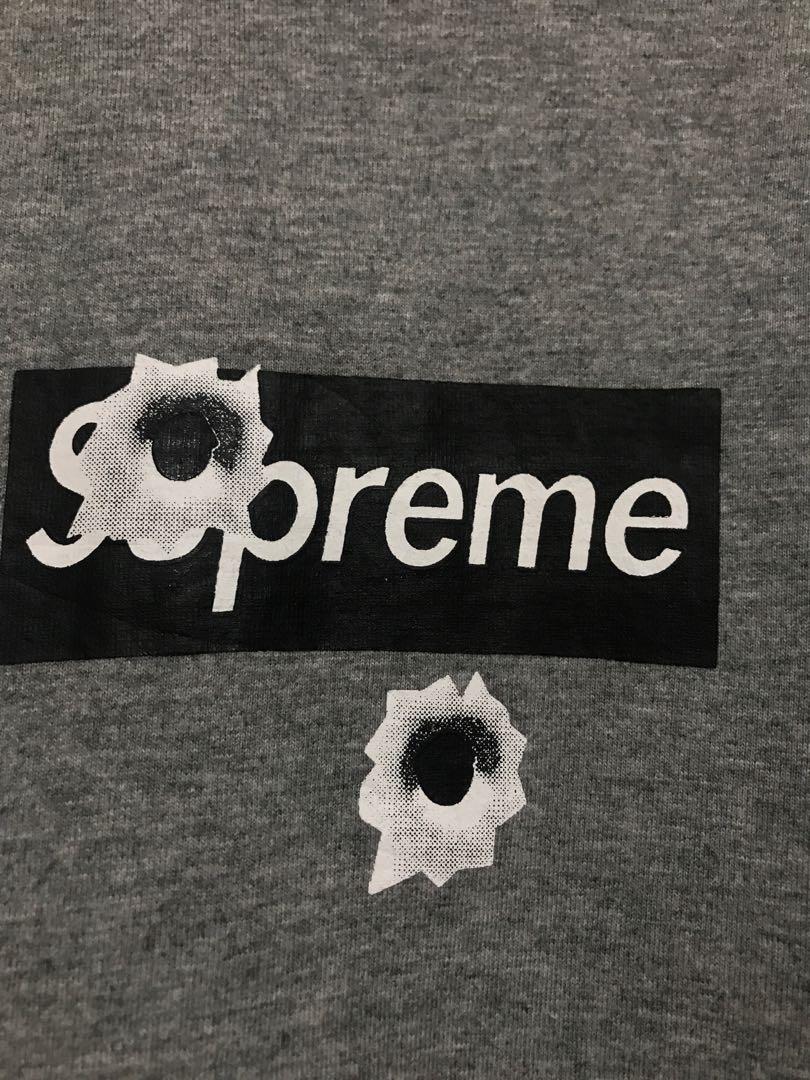 Supreme bullet on sale hole box logo