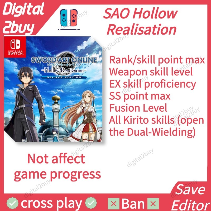 Sword Art Online Save Editor SAO Hollow Realisation Save Modding, Video